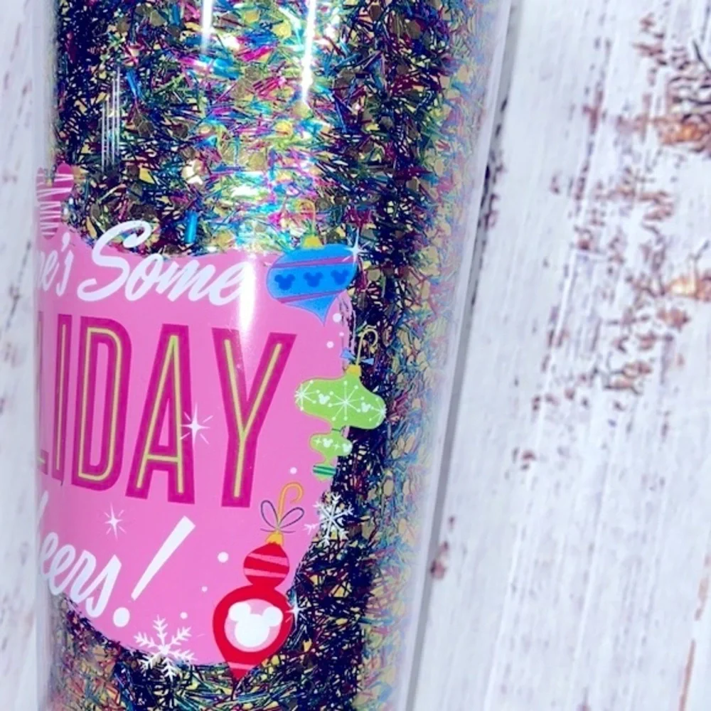 Disney holiday cheer glitter tumblr